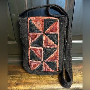 Hand Hooked Crossbody